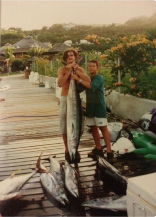 Sergio and a friend Stephan showing off their haul